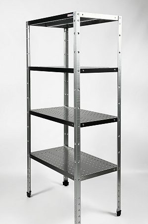 Фото Стеллаж прямой перфорированный RESTOINOX — арт. СТПП-12/5-ЭЦ 2