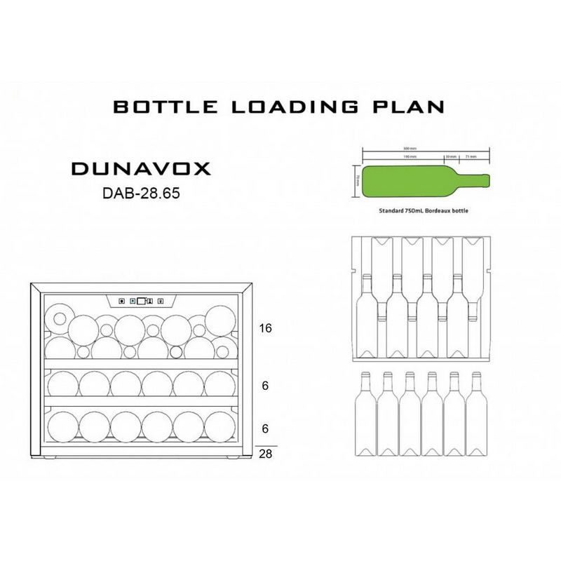 Фото Шкаф винный Dunavox DAB-28.65B 5