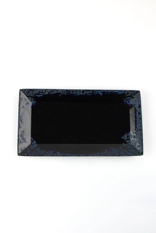Тарелка прямоугольная 22 см Root 118723 ROOT BLUE