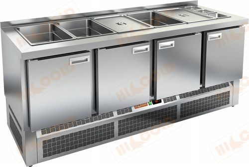 Стол для салатов HICOLD SLE3-1111GN С КРЫШК.