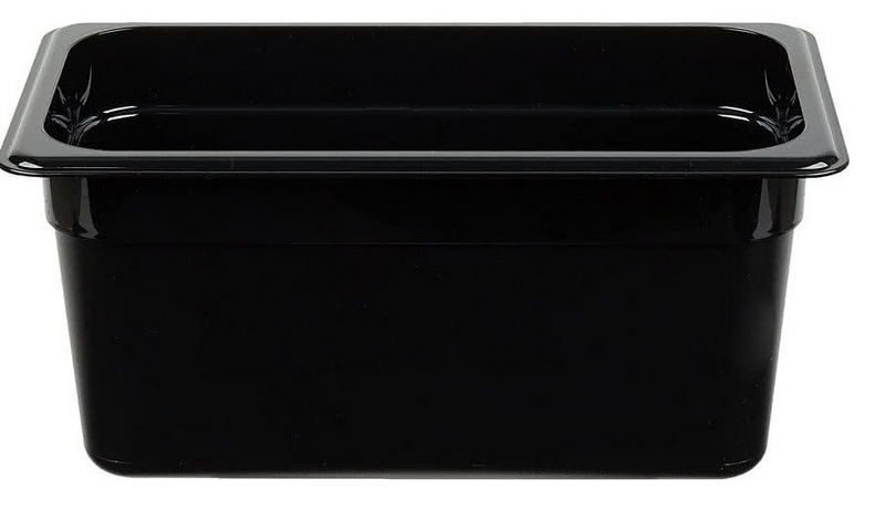 Фото Гастроемкость Cambro Camwear GN 1/3-150 поликарбонат, черная 5,3 л — арт. 36CW 110 1