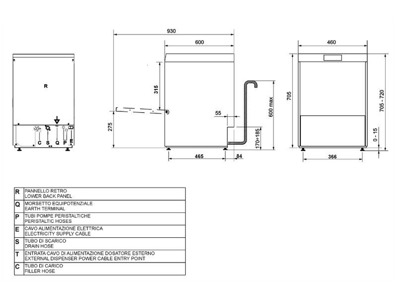 Фото Машина стаканомоечная с фронтальной загрузкой SMEG — арт. UG425D 1
