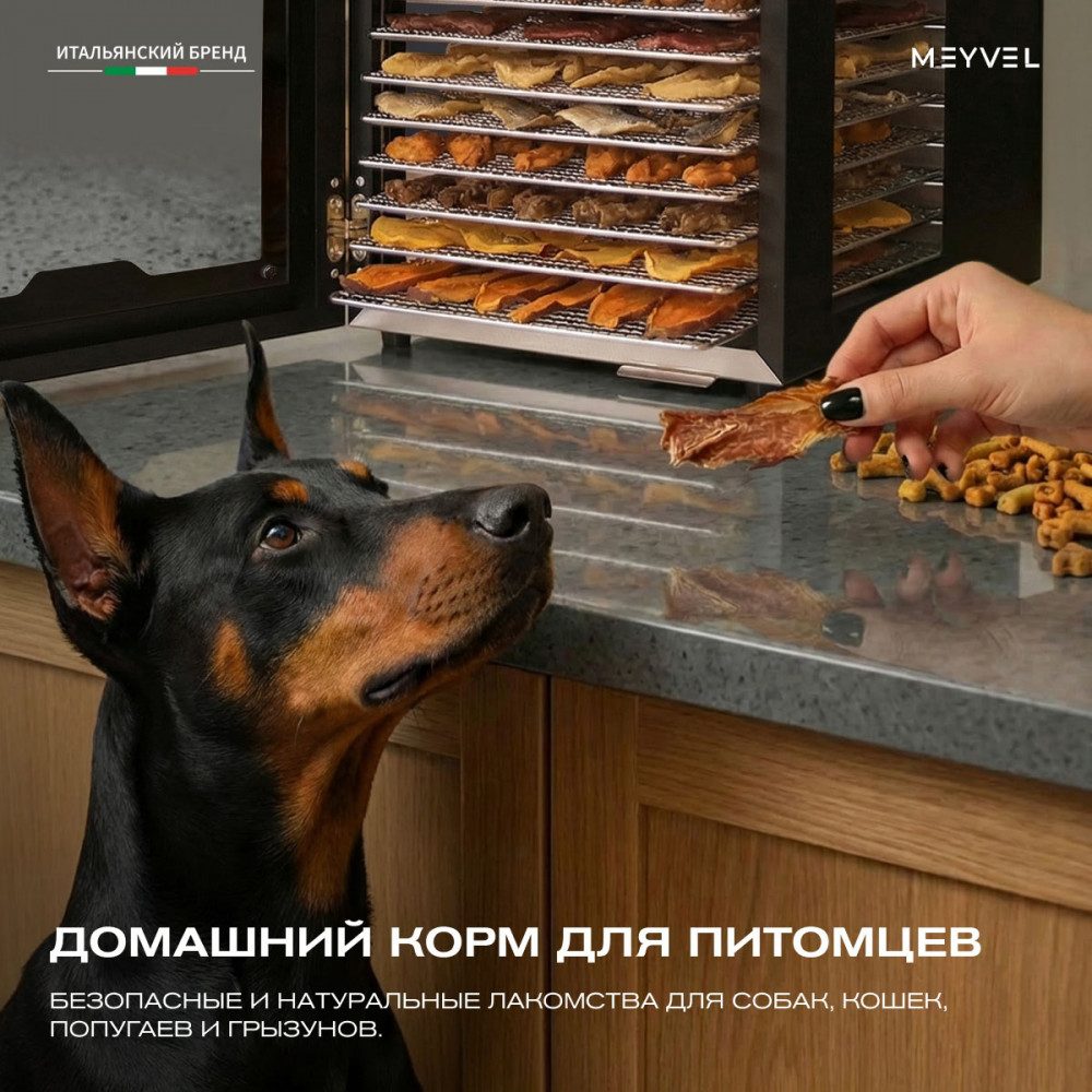 Фото Дегидратор сушилка Meyvel MDH20-1S2 (Black) 24