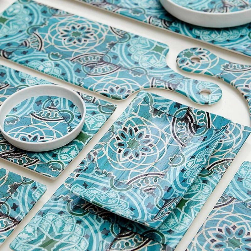 Фото Соусник P.L. Proff Cuisine Damask Blue 175 мл, D 123 мм, H 26 мм — арт. JW35105-TAI 1