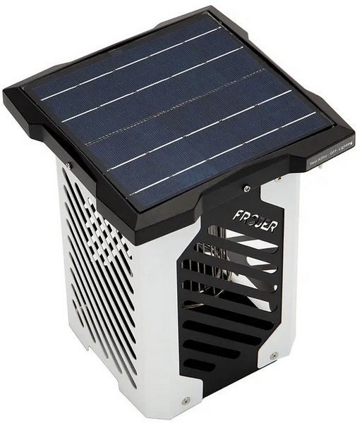 Фото Лампа инсектицидная Frojer PRO серебро — арт. DC3 Solar 6