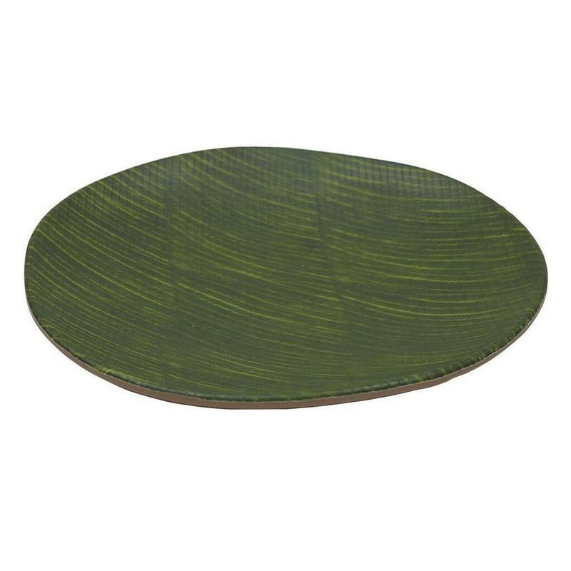 Фото Блюдо P.L. Proff Cuisine Green Banana Leaf D 205 мм, H 30 мм — арт. JW31208-TAI 1