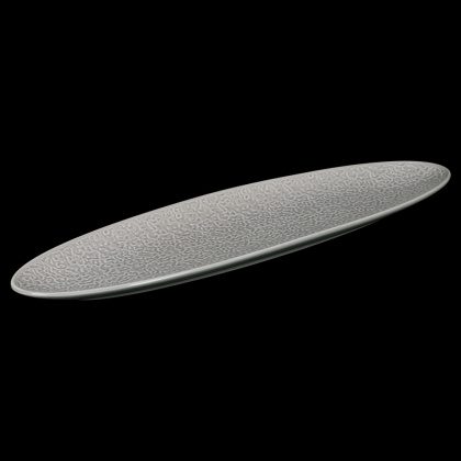 Фото Блюдо овальное Corone Nori 17'' 440х140х23 мм, серый [LQ-QK15294-GRY] — арт. фк5626 1