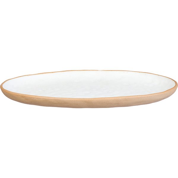 Фото Блюдо Kunstwerk Grasp 290х180 мм, H 23 мм овальное, керамика, белый — арт. 20726/white 3