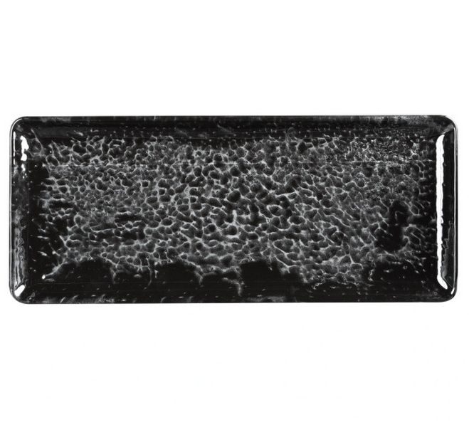 Фото Блюдо Kutahya Magnetite L 350 мм, B 150 мм, H 24 мм — арт. BNTAN35X15DU890220 1
