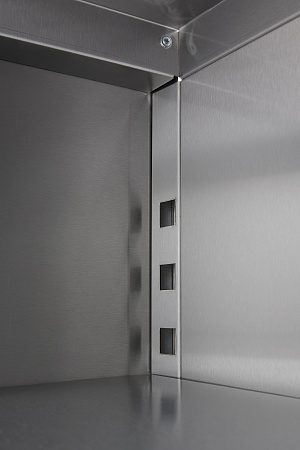 Фото Полка настенная полузакрытая RESTOINOX — арт. ПНО-7/3 4