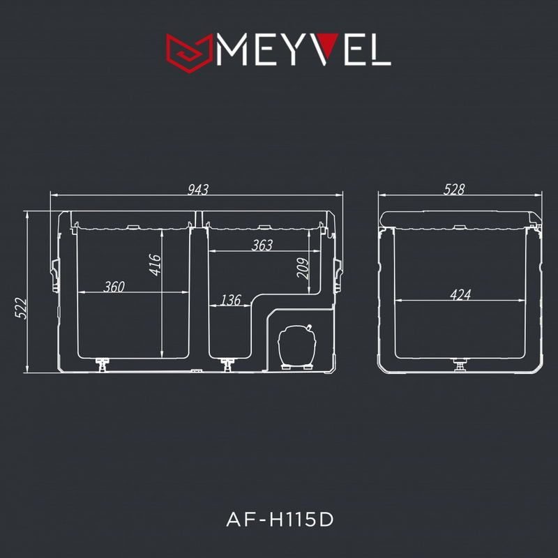 Фото Автохолодильник Meyvel AF-H115D 12