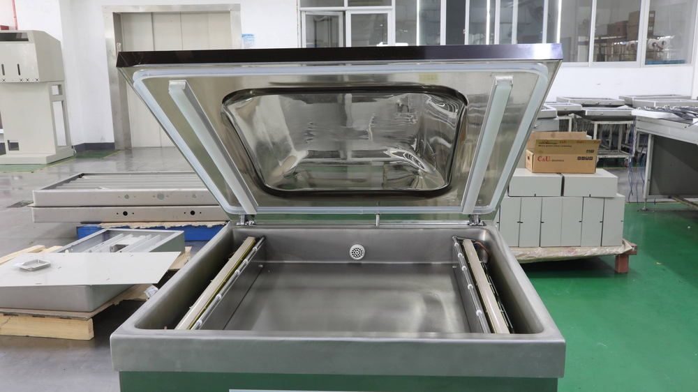 Фото Упаковщик однокамерный Hualian Machinery DZQ-500/2E (нерж., газ) 11