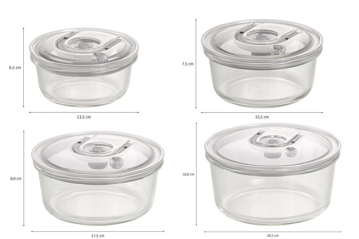 Фото Набор вакуумных контейнеров CASO — арт. VacuBoxx R-set 3