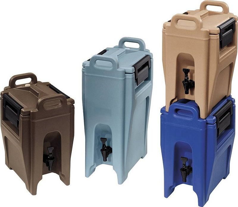 Фото Термоконтейнер для напитков Cambro серии Ultra Camtainers кофейно-бежевый — арт. UC250 157 1