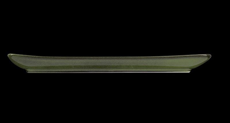 Фото Блюдо Corone Cocorita L 330 мм, B 195 мм, H 25 мм зеленое — арт. фк8854 3