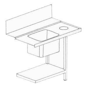 Стол предмоечный ELECTROLUX BHRPTBH14R 865324