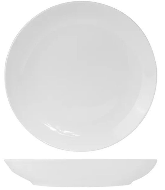 Блюдо KunstWerk Paula белое H 70 мм артикул A0032
