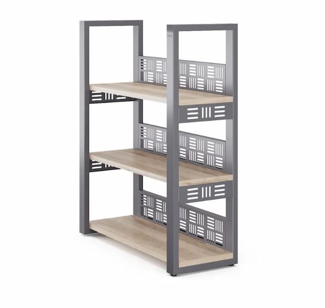 Фото Стеллаж открытый КОБОР SО3-120/36 graphite/natural 3
