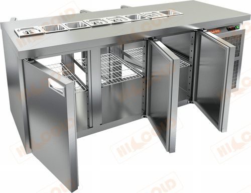 Стол для салатов HICOLD SL2T-111/SN