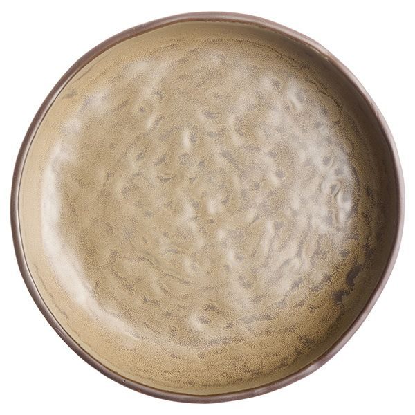 Тарелка Kunstwerk Grasp D 190 артикул 20734/brown