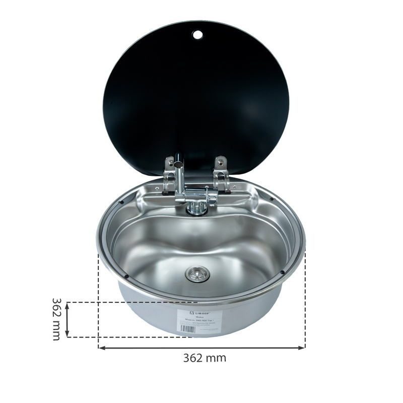 Фото Врезная мойка Libhof SNG 420 Tap — арт. libsng420t 1