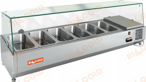 Холодильная витрина HICOLD VRX 1400 1/3