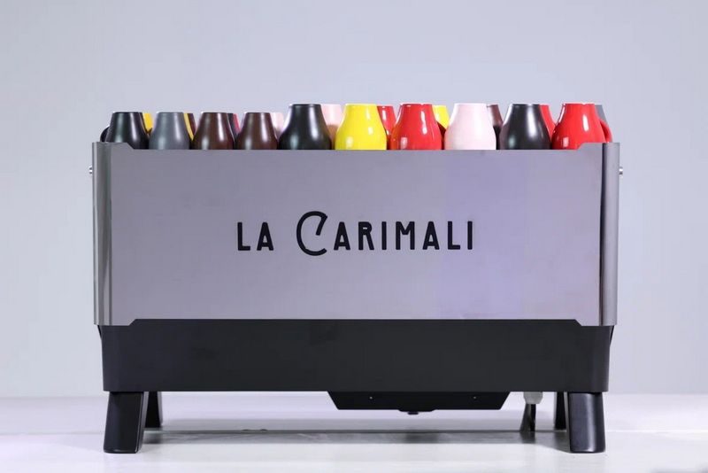 Кофемашина рожковая CARIMALI GLOW GL-E2-G&B