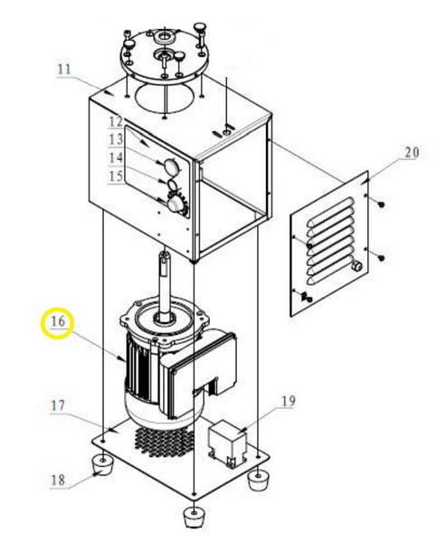 Мотор для куттера HURAKAN HKN-CL13M