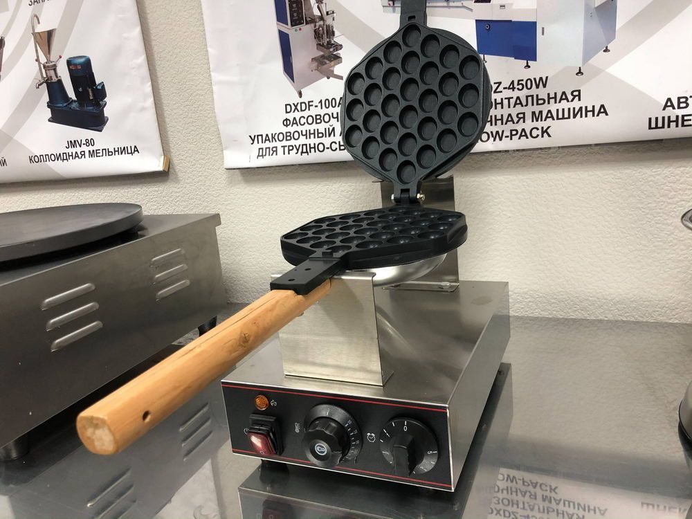 Фото Вафельница для гонконгских вафель (Bubble Waffle) Hualian Machinery HХ-6 2