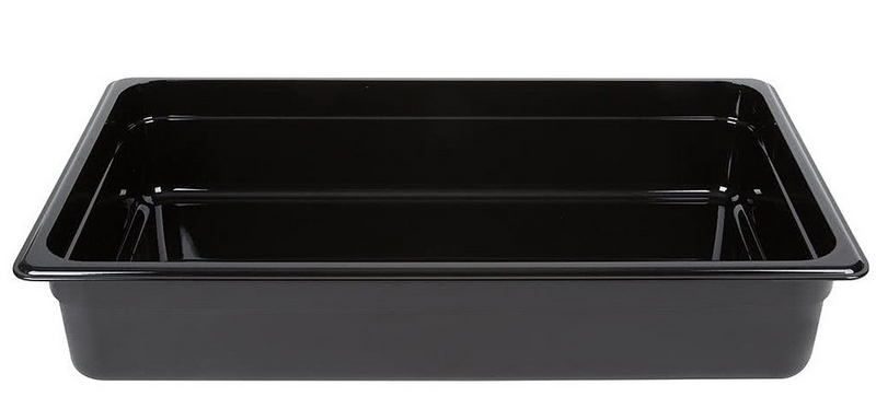 Фото Гастроемкость Cambro Camwear GN 1/1-100 поликарбонат, черная 13 л — арт. 14CW 110 1