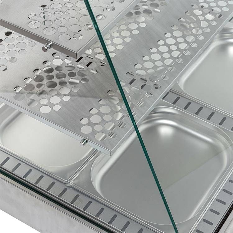 Фото Витрина тепловая настольная КОБОР CR2-80H Silver 4