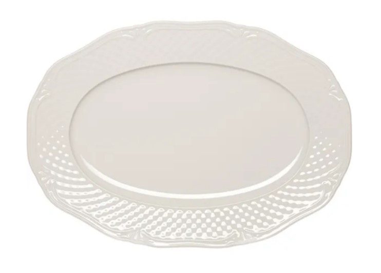 Блюдо Lubiana Afrodyta H 30 мм. артикул 2662-white