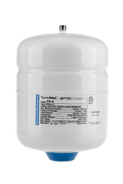 Фото Накопительный бак ГЕЙЗЕР TP-4 1 gal (4 л) TankPac metal 1/4'' NPT 1