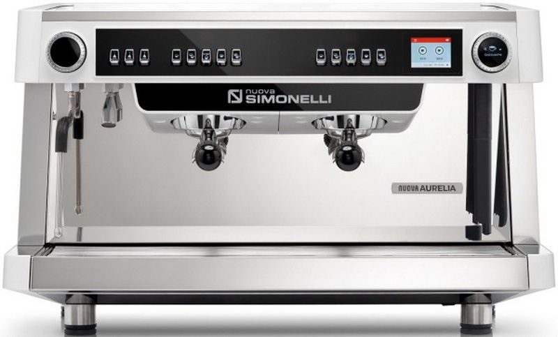 Фото Кофемашина рожковая автоматическая Nuova Simonelli NUOVA AURELIA MP, white Autopurge + E-milk 2