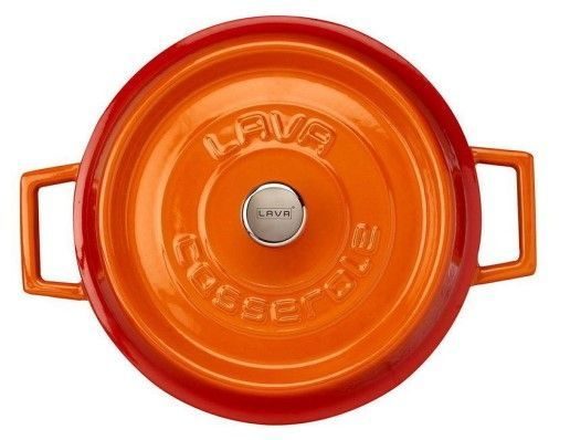 Фото Кастрюля LAVA TRENDY SERIES 2,47 л, D 240 мм, H 75 мм оранжевая — арт. LV Y ST 24 K2 O 2