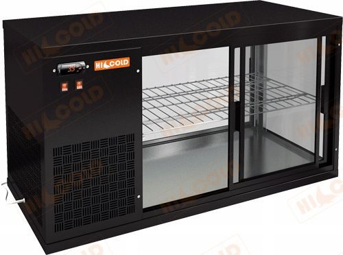 Витрина холодильная HICOLD VRL 1300 L BLACK