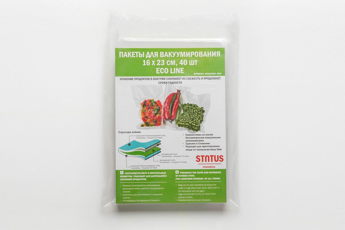 Пакеты для вакуумирования STATUS VB 162340-ECO