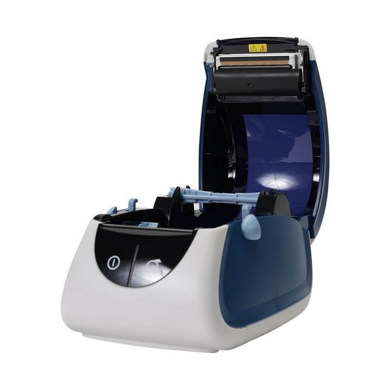 Фото Термопринтер этикеток MERTECH LP58 EVA (RS232, USB) white & blue 5