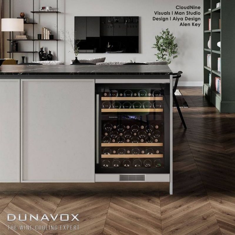 Фото Шкаф винный Dunavox DX-53.130DBK/DP 1