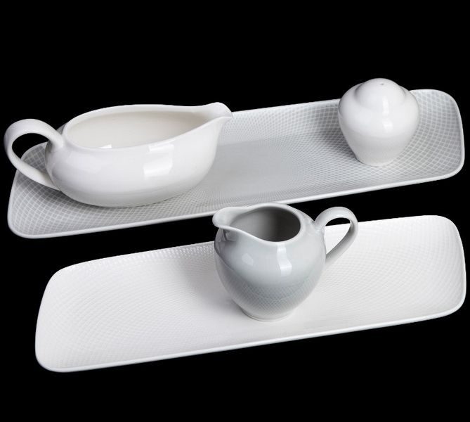 Фото Блюдо Corone Rosenthal L 360 мм, B 110 мм голубое — арт. фк9928 13