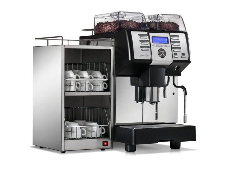 Фото Кофемашина суперавтомат Nuova Simonelli Prontobar 2 grinders AD black + Russian LCD 6