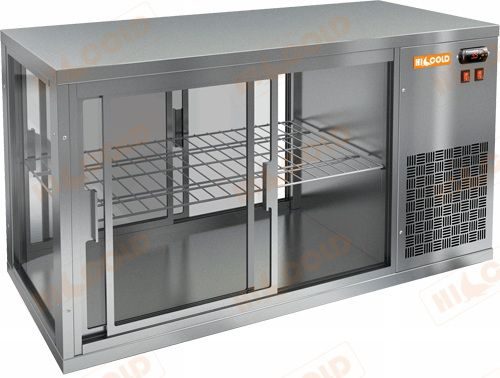 Витрина холодильная настольная HICOLD VRL T 900 R