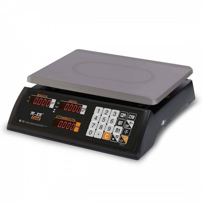 Весы MERTECH M-er 327 ac-15.2 Ceed LED Черные