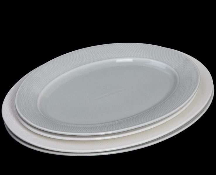Фото Блюдо Corone Rosenthal L 360 мм, B 255 мм голубое — арт. фк9907 13