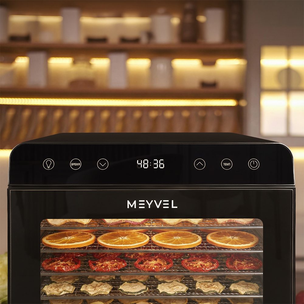 Фото Дегидратор сушилка Meyvel MDH8-2S (Black) 19