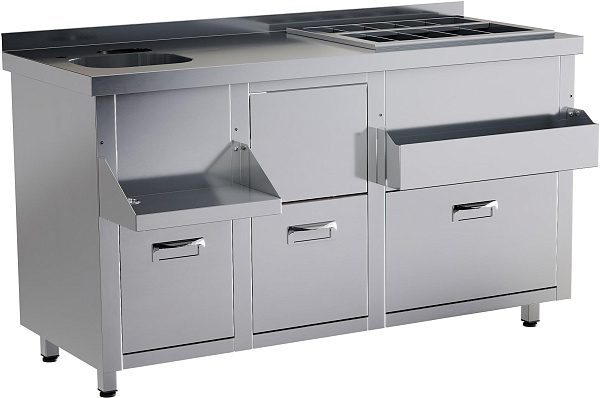RESTOINOX БСЗ1-15/7-05 с ящиками Бсз1-15/7-05