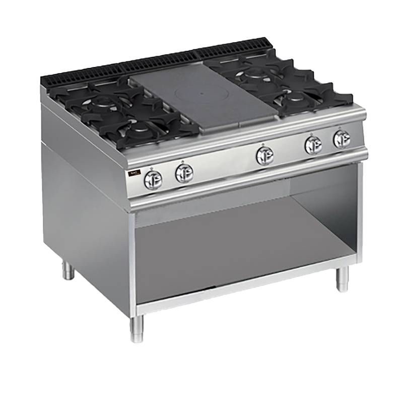 Плита газовая Apach Chef Line LRSTG127R4OS