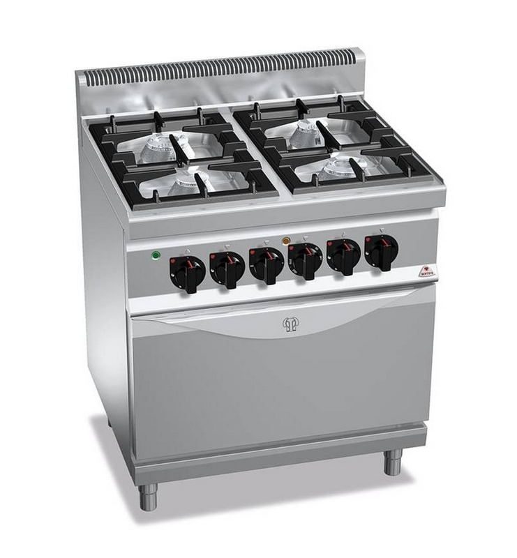 Плита газовая Berto's G7F4 + FE