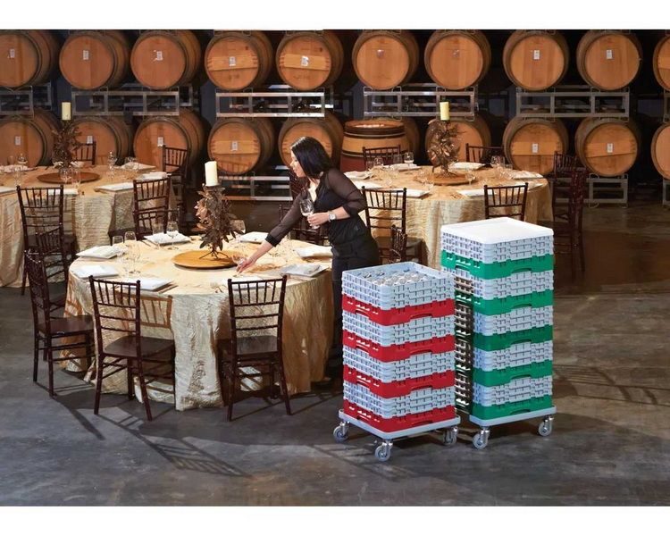 Фото Тележка для кассет Cambro светло-серый — арт. CDR2020 151 5