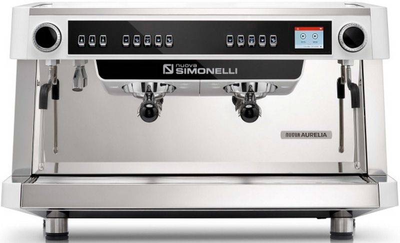 Фото Кофемашина рожковая автоматическая Nuova Simonelli NUOVA AURELIA Display, white + PID + high 2